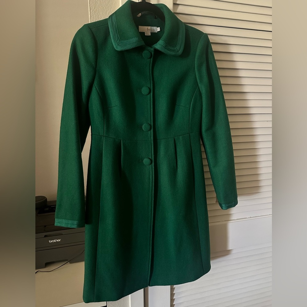 Boden Green Wool Peacoat